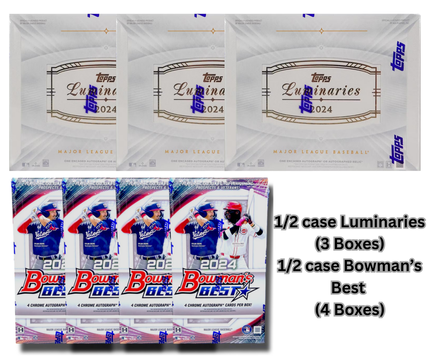 Mixer Break #21: 3x 2024 Luminaries Hobby / 4x 2024 Bowman's Best Hobby Box Break - PICK YOUR TEAM
