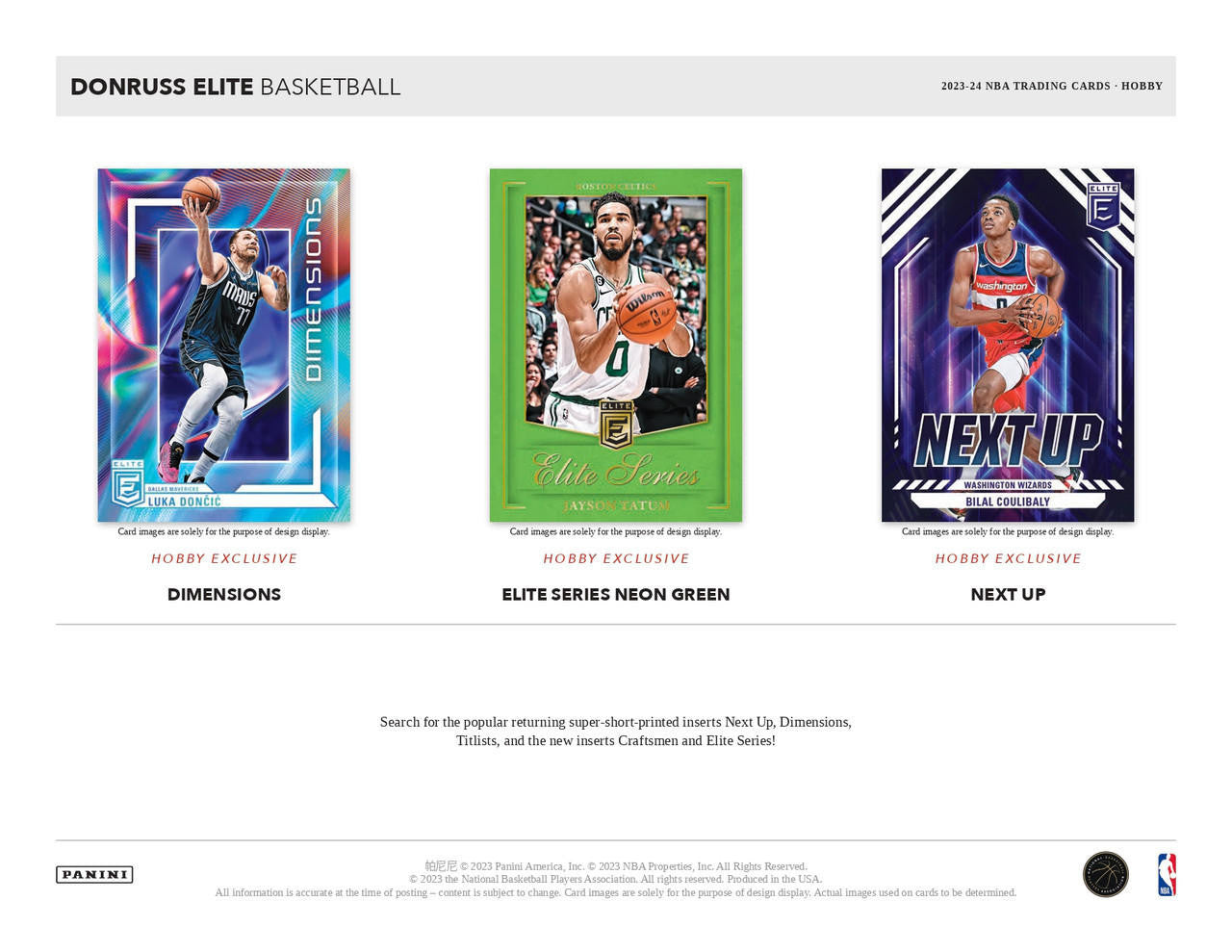 2023-24 Panini Elite Basketball Hobby Box
