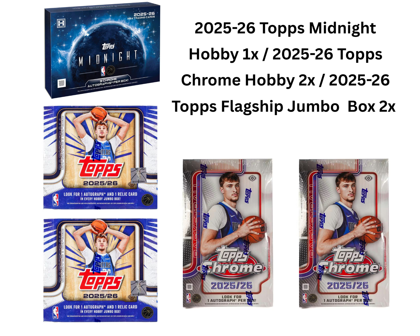 Mixer Break #59: 1x 2025-26 Topps Midnight Hobby/2x 2025-26 Topps Chrome Hobby/2x 2025-26 Topps Flagship Jumbo Box Break - PICK YOUR TEAM
