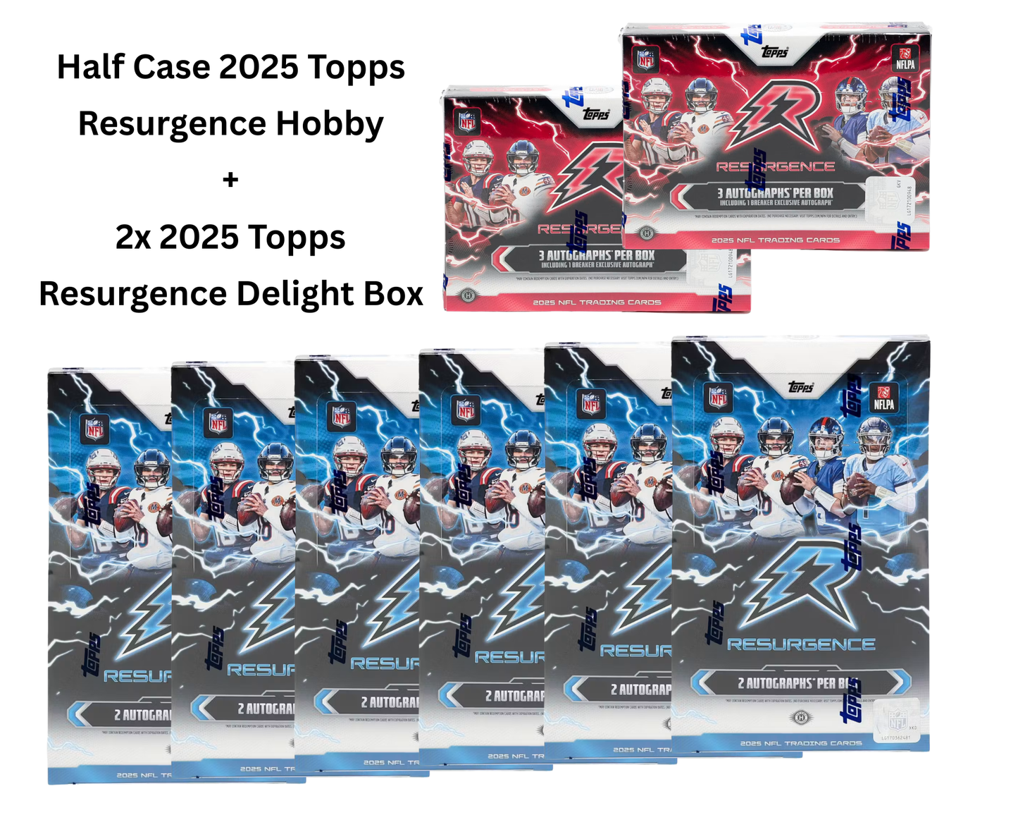 Mixer Break #81: Half Case 2025 Resurgence Football Hobby / 2x 2025 Resurgence Football Delight Box Break - PICK YOUR TEAM