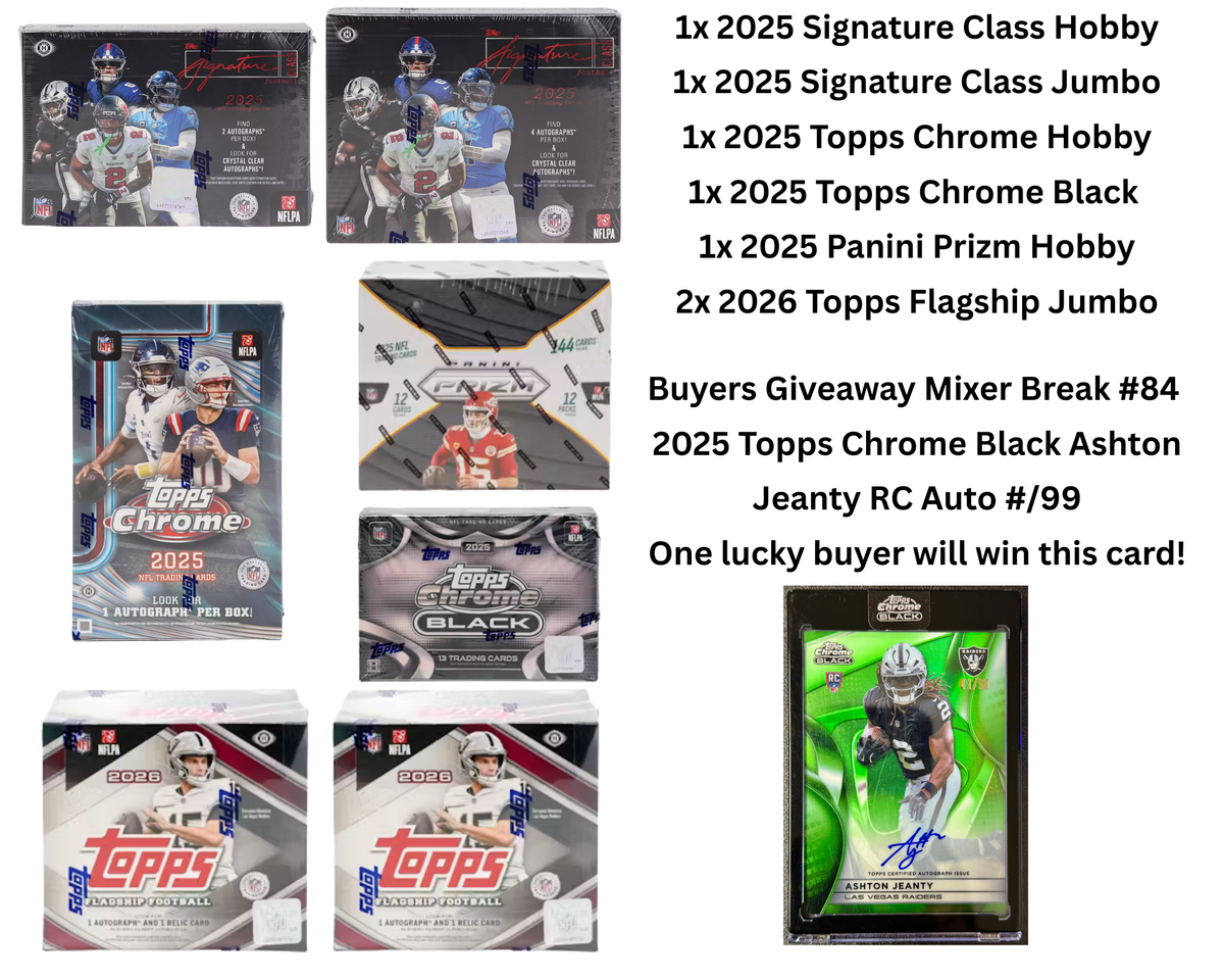 Mixer Break #84: 7-Hobby Box NFL Kickoff Mixer Break - PICK YOUR TEAM