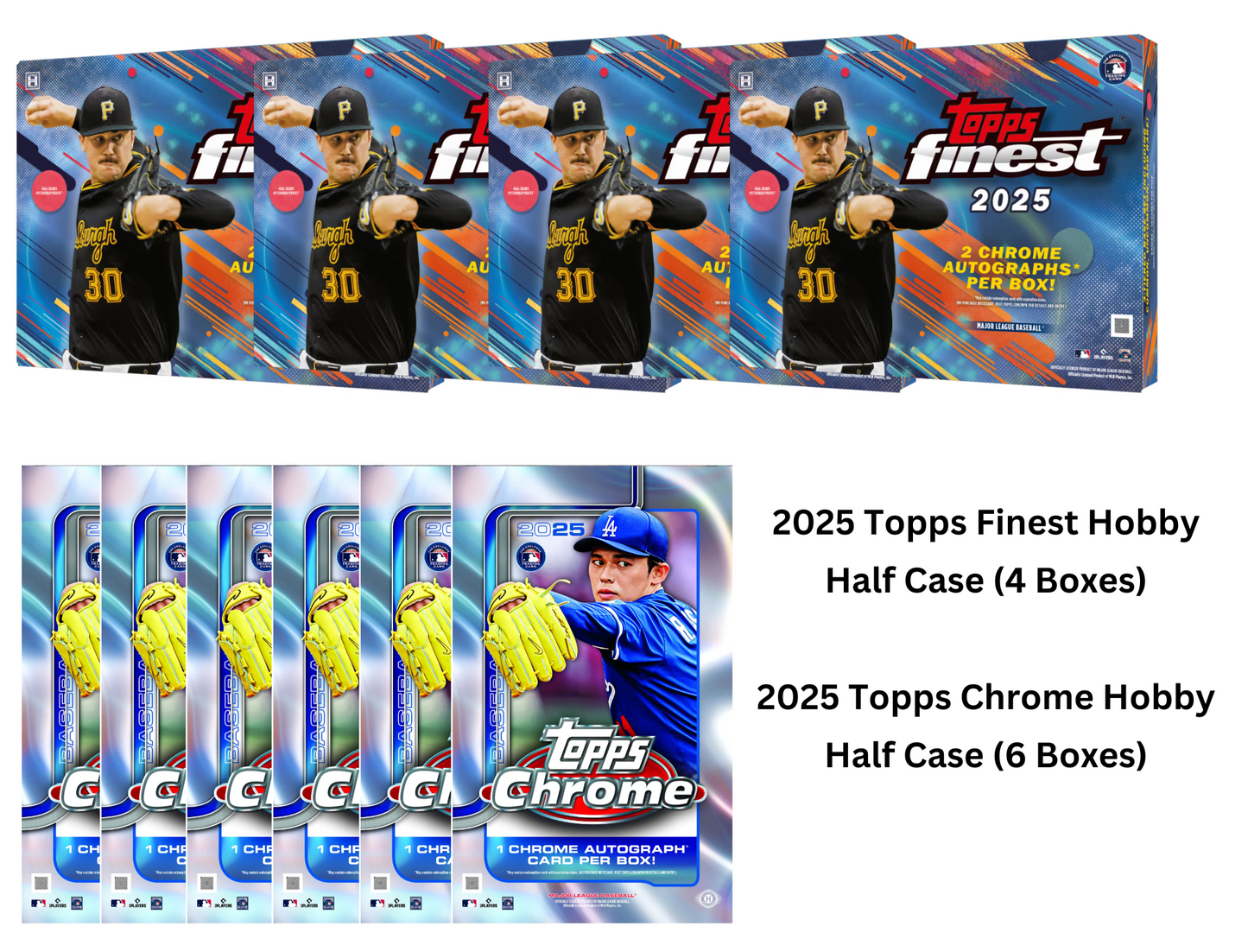 Mixer Break #42: 2025 Finest 4-Box (Half Case) / 2025 Topps Chrome Hobby 6-Box (Half Case) Break - PICK YOUR TEAM