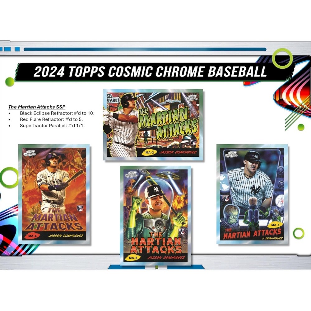 2024 Topps Cosmic Chrome Baseball Hobby 6 Box Half-Case Break #1 - PICK YOUR TEAM