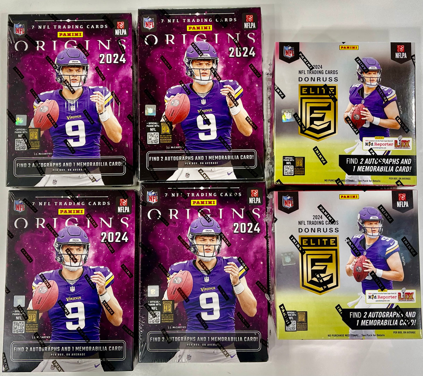 Mixer Break #6: 2024 4x Origins Football Hobby / 2024 2x Donruss Elite Football Hobby Box Break - PICK YOUR TEAM