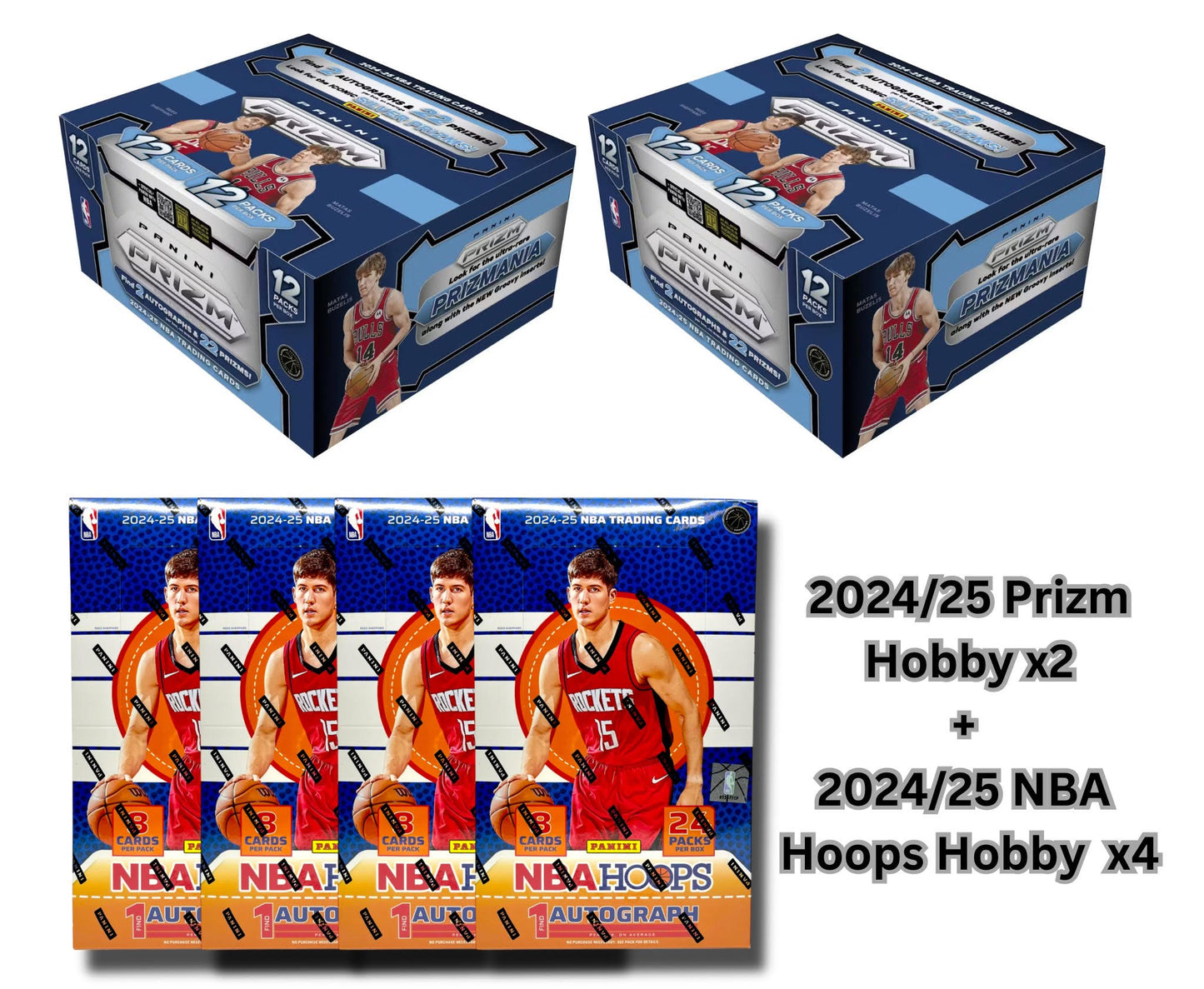 Mixer Break #23: 2024-25 2x Prizm Basketball Hobby / 4x 2024-25 NBA Hoops Hobby Box Break - PICK YOUR TEAM