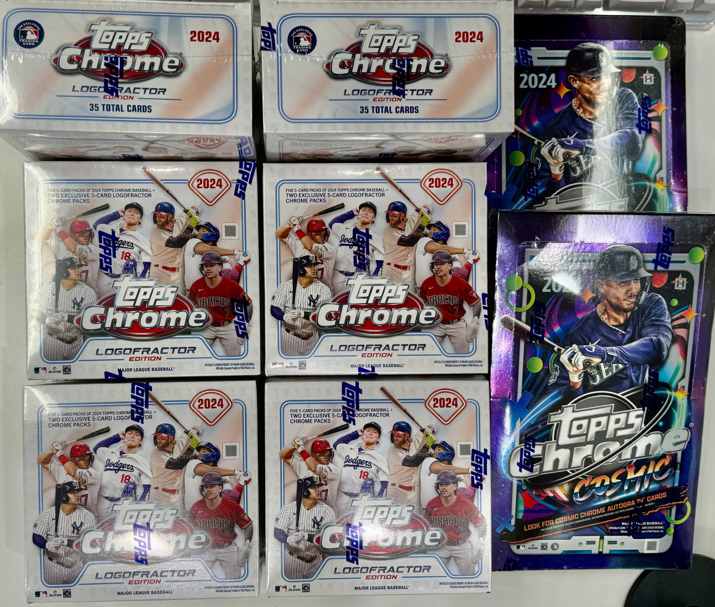 Mixer Break #9: 2024 Topps Cosmic Chrome Hobby x2 // 2024 Topps Chrome Logofractor x6 - PICK YOUR TEAM