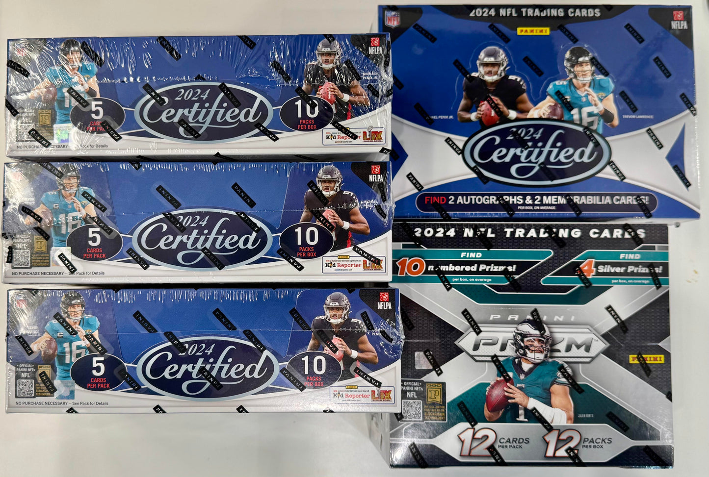 Mixer Break #18: 1x 2024 Prizm Hobby / 4x 2024 Certified Hobby Box Break - PICK YOUR TEAM