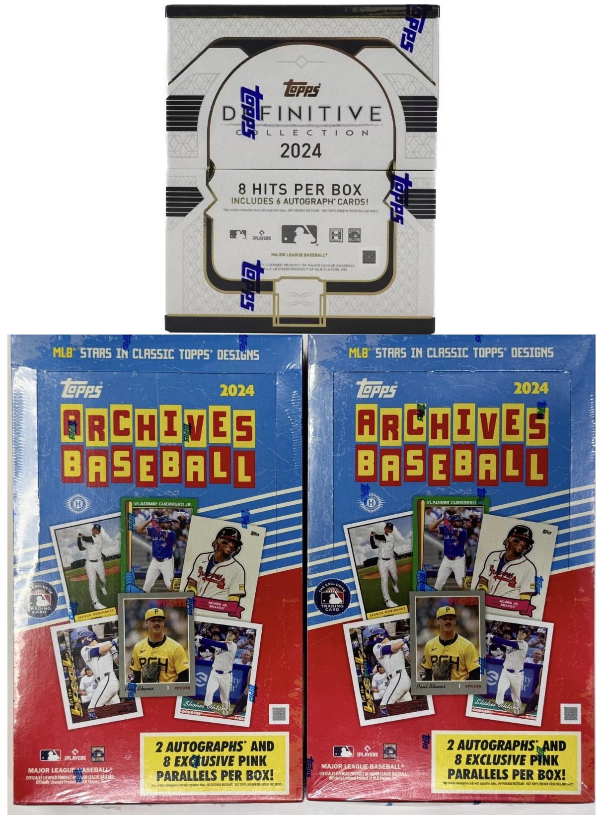 Mixer Break #20: 1x 2024 Topps Definitive Hobby Box / 2x 2024 Archives Hobby Box Break - PICK YOUR TEAM