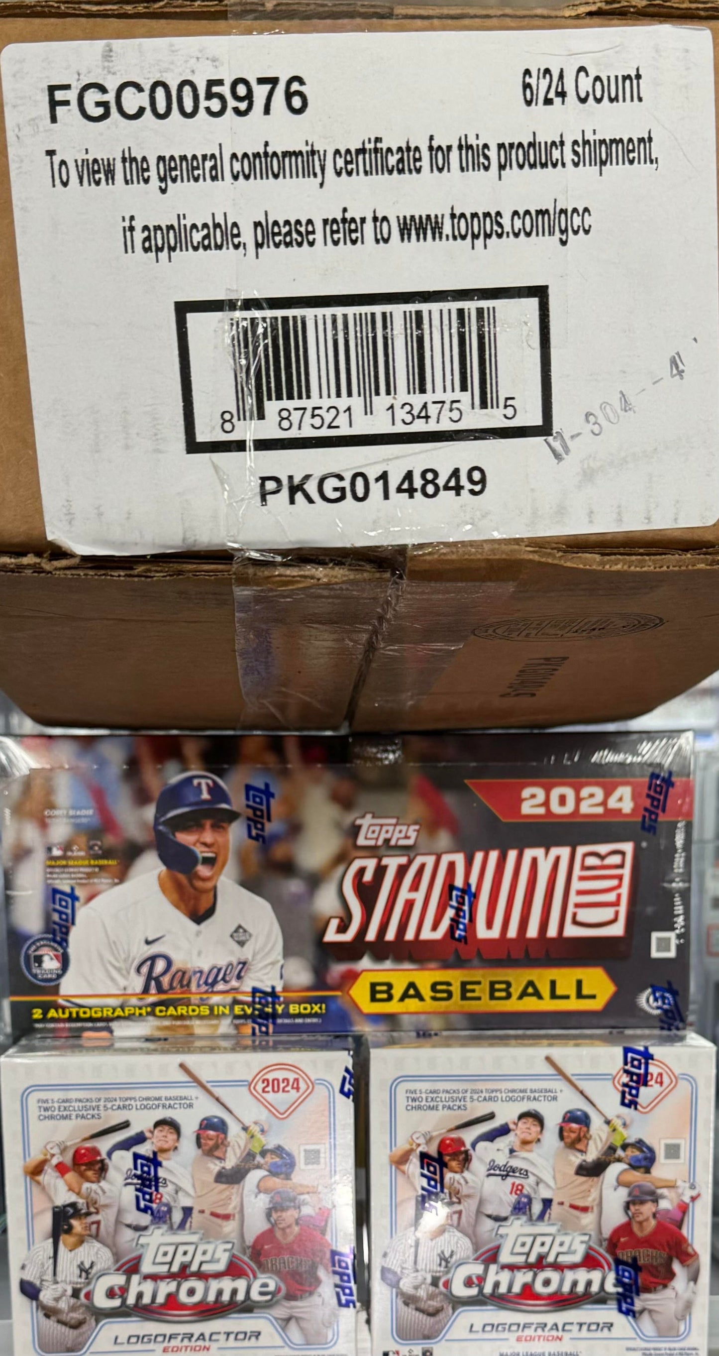 Mixer Break #8: 2024 Topps Chrome Update Series Baseball Hobby 6-Box Case x1 // 2024 Topps Chrome Logofractor x2 // 2024 Stadium Club Hobby x1 - PICK YOUR TEAM