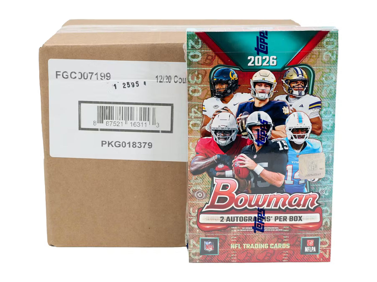 2026 Bowman Football 12-Box Hobby Case Break #1 - PICK YOUR TEAM