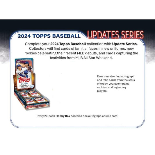 2024 Topps Update Series Baseball Hobby 12-Box Case Break #1 - PICK YOUR TEAM