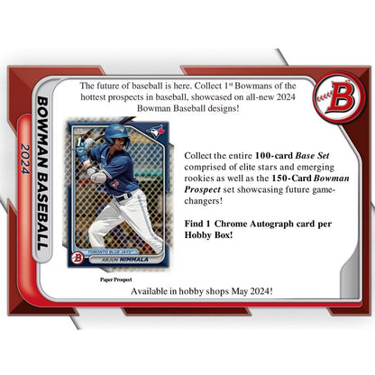 2024 Bowman Baseball Hobby Box