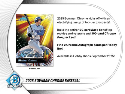 2025 Bowman Chrome Hobby 12-Box Case Break #1 - PICK YOUR TEAM