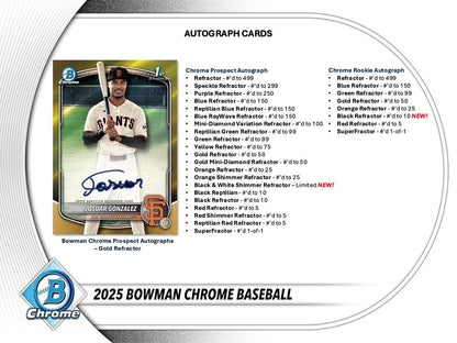 2025 Bowman Chrome Hobby 12-Box Case Break #1 - PICK YOUR TEAM