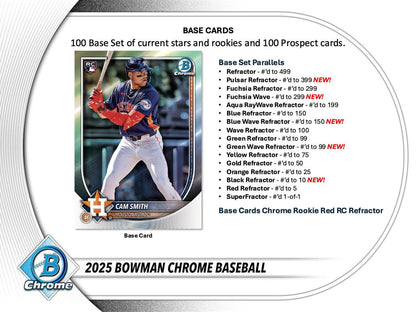 2025 Bowman Chrome Hobby 12-Box Case Break #1 - PICK YOUR TEAM