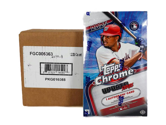 2025 Topps Chrome Update Series 12-Box Hobby Case Break #1 - PICK YOUR TEAM
