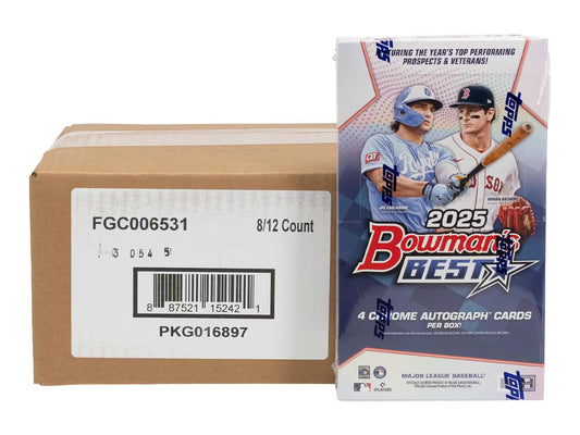 2025 Bowman's Best Baseball 8-Box Hobby Case Break #1 - PICK YOUR TEAM