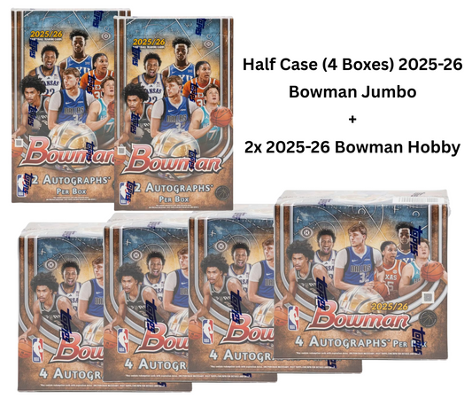 Mixer Break #69: Half Case 2025-26 Bowman Jumbo / 2x 2025-26 Bowman Hobby- PICK YOUR TEAM