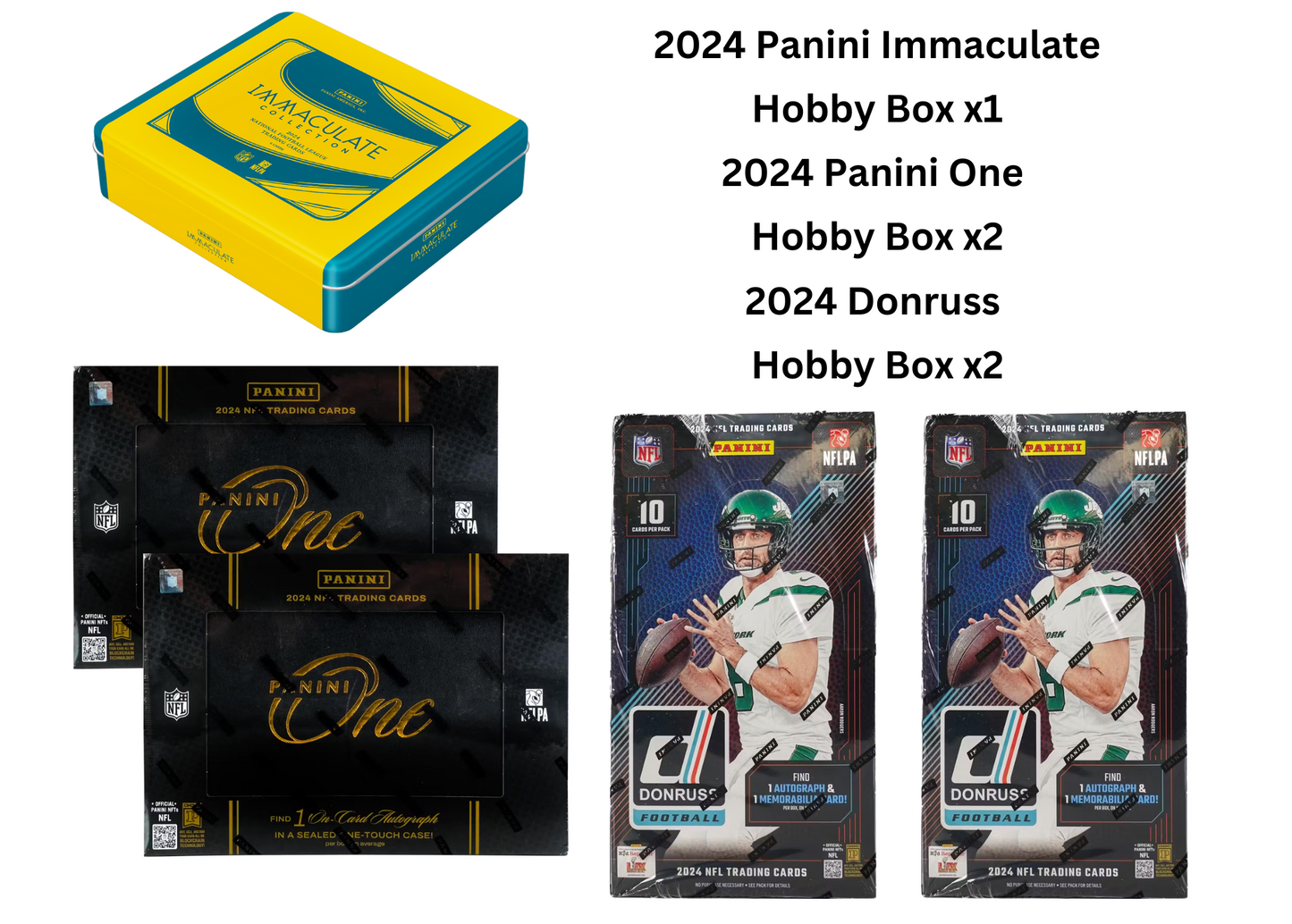 Mixer Break #45: 1x 2024 Immaculate Hobby/2x 2024 Panini One Hobby/2x 2024 Donruss Hobby Box Break - PICK YOUR TEAM