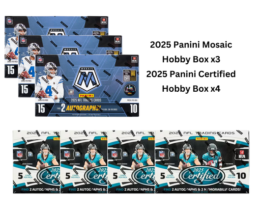 Mixer Break #52: 3x 2025 Mosaic Hobby / 4x 2025 Panini Certified Hobby Box Break- PICK YOUR TEAM