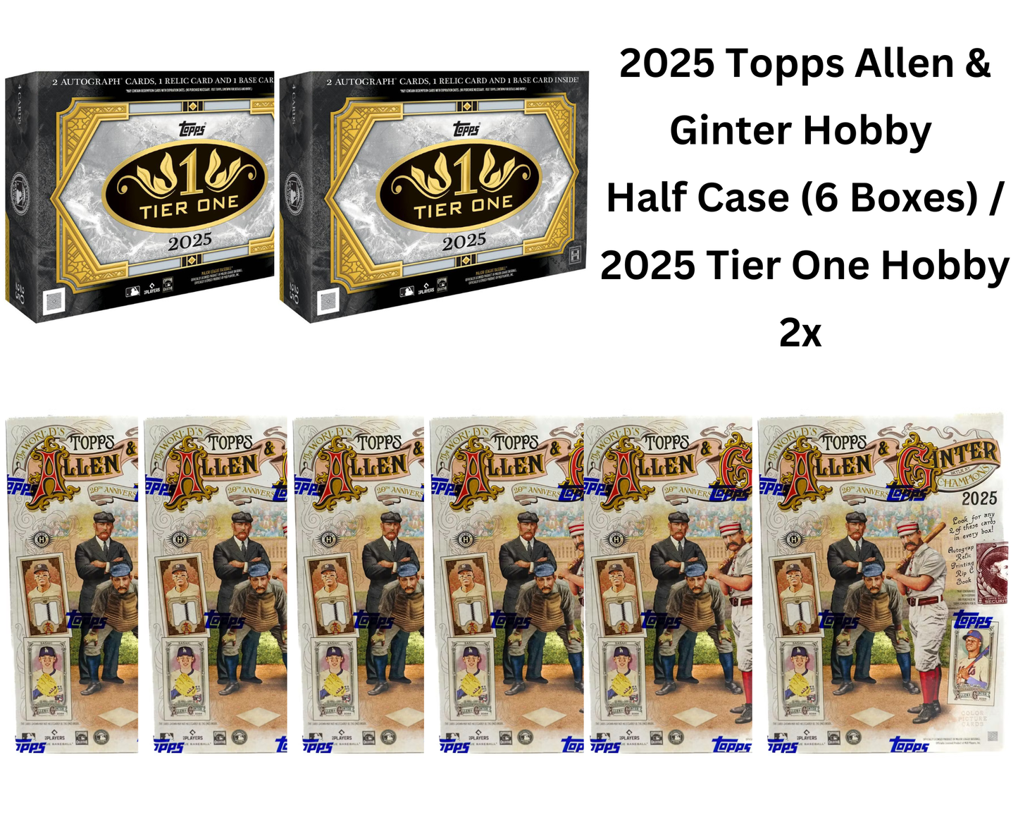 Mixer Break #53: 2025 Topps Allen & Ginter Hobby 6-Box Half Case / 2x 2025 Tier One Hobby Box Break - PICK YOUR TEAM