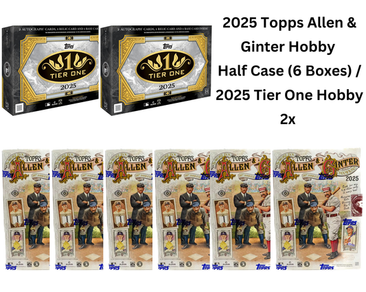 Mixer Break #53: 2025 Topps Allen & Ginter Hobby 6-Box Half Case / 2x 2025 Tier One Hobby Box Break - PICK YOUR TEAM