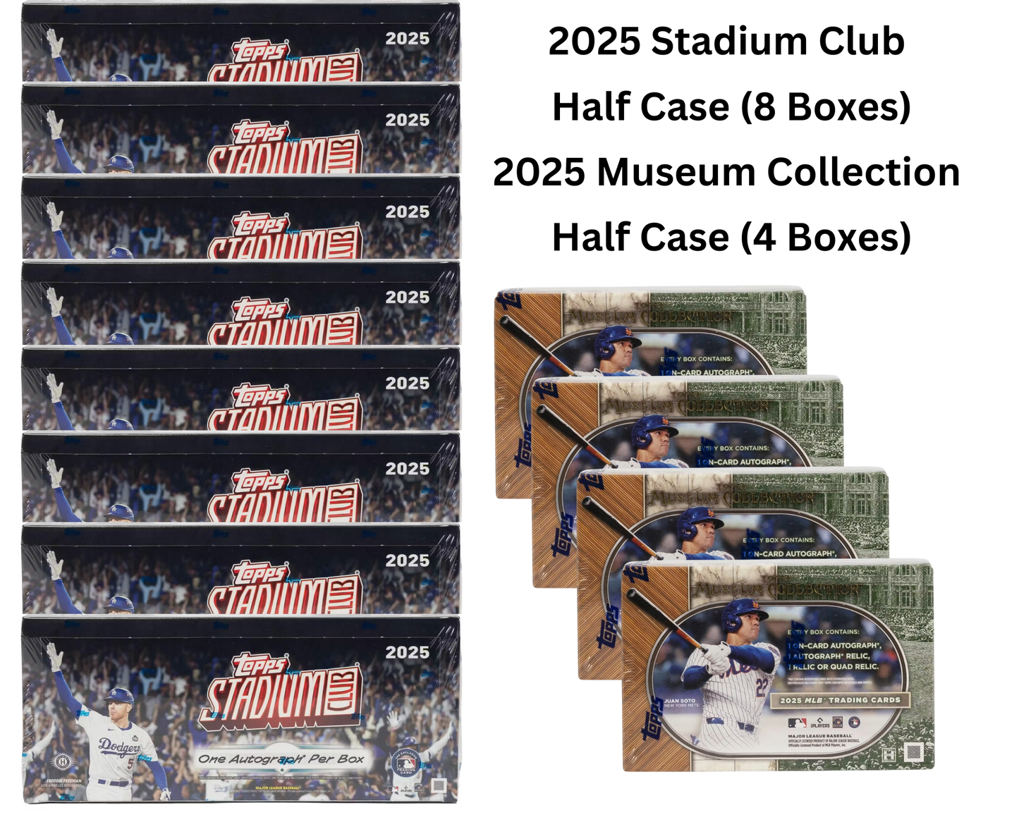 Mixer Break #62: Half Case 2025 Topps Museum Collection Hobby / Half Case 2025 Stadium Club Hobby Box Break - PICK YOUR TEAM