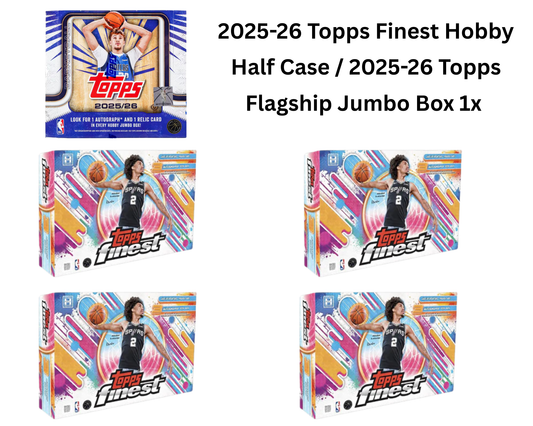 Mixer Break #63: Half Case 2025-26 Topps Finest Hobby / 1x 2025-26 Topps Flagship Jumbo Box Break - PICK YOUR TEAM