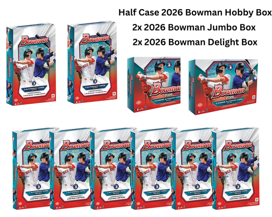 Mixer Break #70: Half Case 2026 Bowman Baseball Hobby / 2x 2026 Bowman Jumbo / 2x 2026 Bowman Delight Box Break - PICK YOUR TEAM