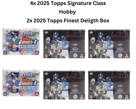 Mixer Break #73: 4x 2025 Topps Signature Class Hobby / 2x 2025 Topps Finest Delight Box Break - PICK YOUR TEAM