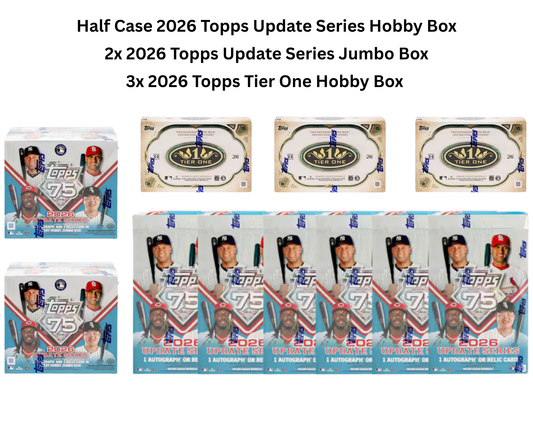 Mixer Break #85: Half Case 2026 Topps Update Hobby / 2x 2026 Topps Update Jumbo Box / 3x 2026 Tier One Hobby Box Break - PICK YOUR TEAM