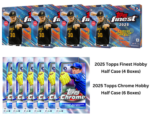 Mixer Break #42: 2025 Finest 4-Box (Half Case) / 2025 Topps Chrome Hobby 6-Box (Half Case) Break - PICK YOUR TEAM