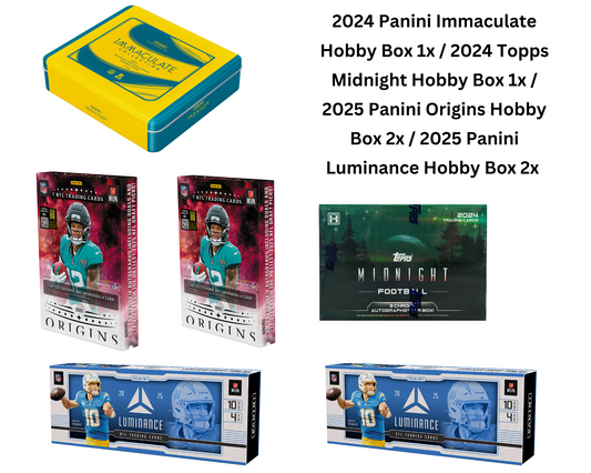 Mixer Break #44: 1x 2024 Immaculate Hobby/1x 2024 Midnight /2x 2025 Origins Hobby/2x 2025 Luminance Hobby Box Break - PICK YOUR TEAM