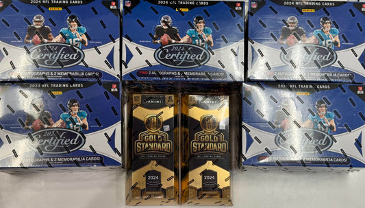 Mixer Break #12: 5x 2024 Certified Football Hobby // 2x 2024 Gold Standard Hobby - PICK YOUR TEAM